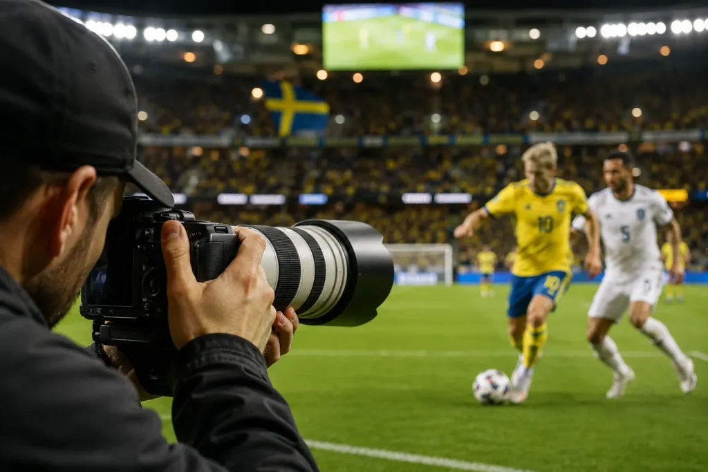 Kamera för sportfoto